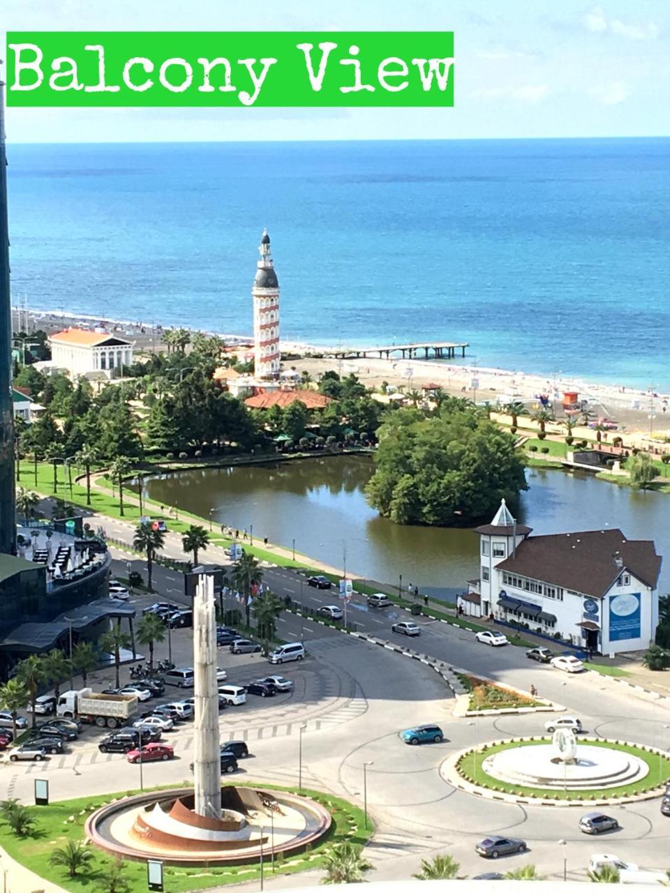 Apartmán Panorama Sea View Studio! Batumi Exteriér fotografie